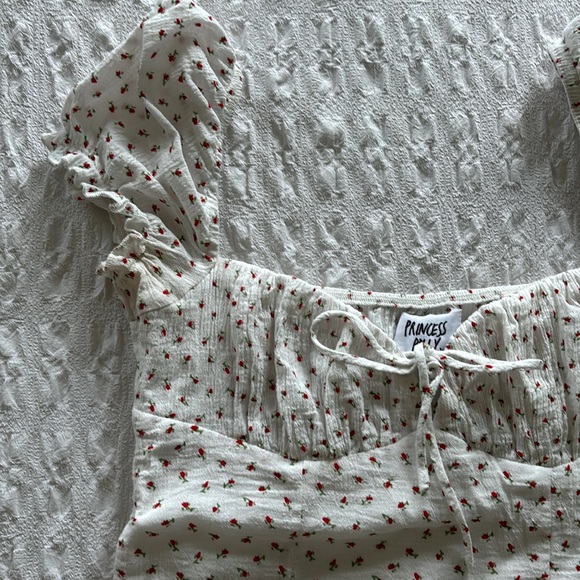 Princess Polly - Natalina Mini Dress White Size 6 - Picture 5 of 9